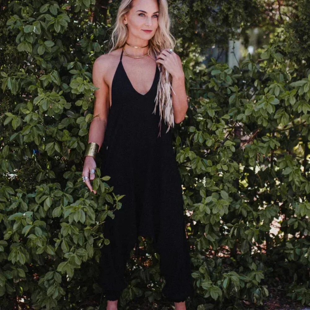 Black Bundle: Jumpsuit + Miami Jogger + Savannah Harem Pants - Picture 8 of 12